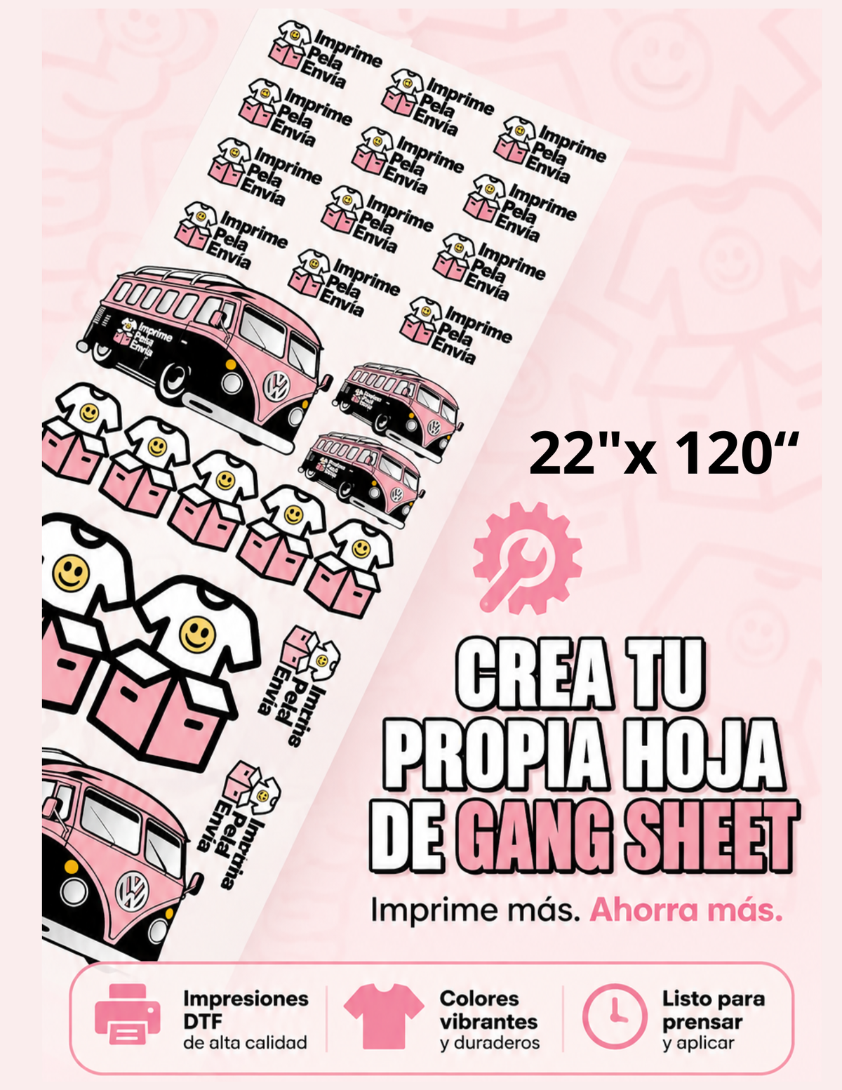 DTF Gang Sheet-Carga tu lamina de impresion
