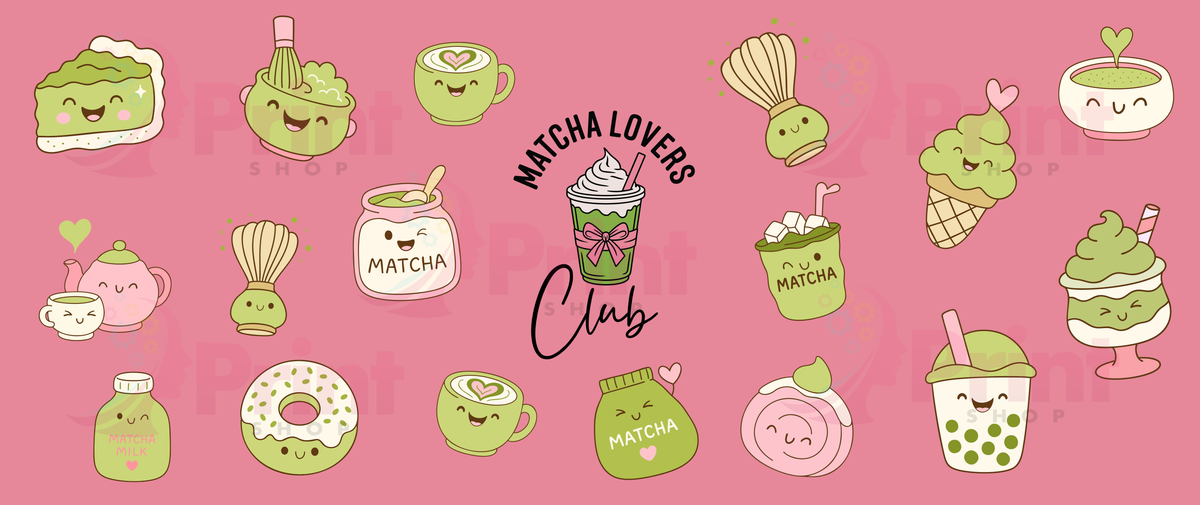 UV DTF- Edición Matcha Lovers