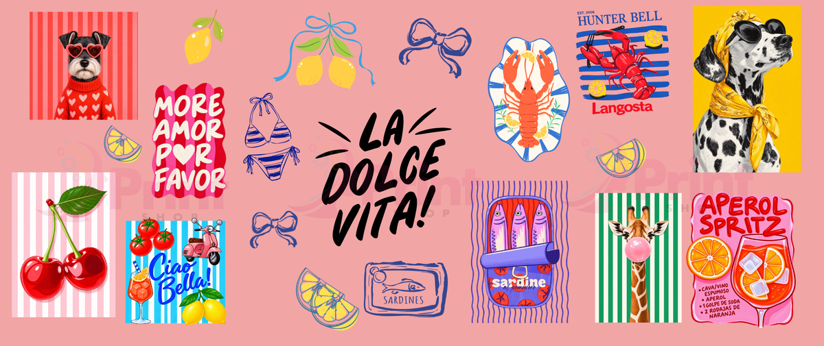 UV DTF- Edición Dolce Vita
